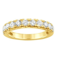 Egyedi pillanatok CT Lab Grown Diamond Wedding Band 14K sárga aranyban