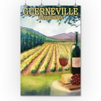 Guerneville, California, borvidék és szőlőskert Színhely