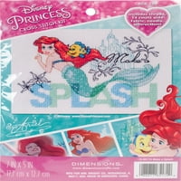 Méretek Disney Princess Számít Keresztszemes Készlet 7 X5 -, Hogy Egy Splash