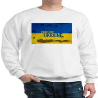CafePress-Imádkozz Ukrajna Pulóver, Állvány Pulóver-Crew Nyak Pulóver