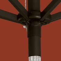 Astella ft árnyalat Essentials Market Crank-Open Tilt terasz esernyő poliészter tégla