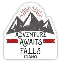 Falls Idaho Szuvenír Vinyl Matrica Matrica Kaland Várja A Tervezést