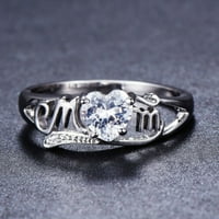 HYDa ujj gyűrű divat finom Ötvözet szerelem szív gyűrű a nők