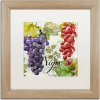 Védjegy Képzőművészet Párizs borok i Canvas Art by Color Bakery, White Matte, Birch Frame