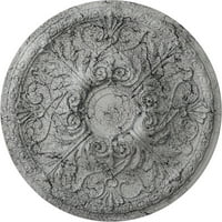 Ekena Millwork 26 od 3 P Tristan mennyezeti medál, kézzel festett polírozott réz