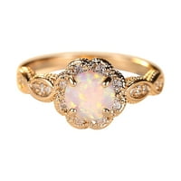 zttd divat rózsa arany gyémánt gyűrű strasszos gyűrű Ötvözet ékszer gyűrűk női divat cirkon gyűrűk nőknek