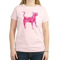 CafePress-Mountain Feist női rózsaszín póló-női klasszikus póló