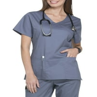 ScrubStar női prémium kollekció Stretch Mock Wrap Scrub Top