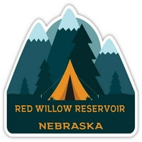 Red Willow Víztározó Nebraska Szuvenír Hűtőmágnes Kemping Sátor Kialakítása