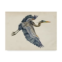 Melissa Wang, a Blue Heron renderelés IV. Vászon művészete