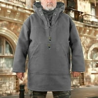 Cuoff kapucnis pulóver téli gyapjú nehéz kabát szabadidős kabát Színes Plusz méretű alkalmi pulóver kapucnis pulóver