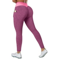 Rózsaszín Leggings Női Edzés Fitness Sport Futás Jóga Legging S Méret