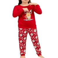 Megfelelő Családi Pizsama Karácsonyi Hálóruha Pamut Ünnep Pjs Nők Férfiak Gyerek Párok