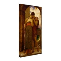 Védjegy Képzőművészet „Wedded” vászonművészet, Edmund Leighton