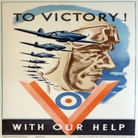 Ww Poszter, A Győzelemhez -- Segítségünkkel Mary Evans Picture Libraryonslow Auctions Limited Plakátnyomtatása