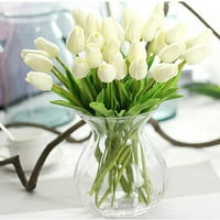 Művirágok tulipán virágok selyem virágok valódi keres szárak DIY esküvői csokrok Centerpieces megállapodások fél Lakberendezési