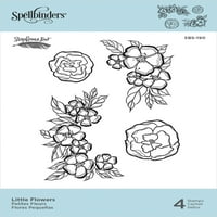 Spellbinders Ragaszkodnak Bélyegek Stephanie Alacsony-Kis Virágok 1 3.1