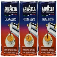 Lavazza Crema e Gusto Őrölt kávé, olasz 8,8 uncia tégla új