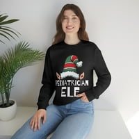 Gyermekorvos Elf Unise Pulóver, S-2XL karácsonyi Orvosi Iskola elfek