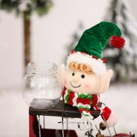 Karácsonyi Elf Candy Jar Medál Karácsonyi Díszek Aranyos Elf Candy Jar Baba Ajándék Csomag Karácsonyfa Dekoráció