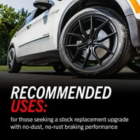 Power Stop Hátsó Geomet Bevonatú Rotor És Fék Készlet Crk Mercedes Benz Slc 2012-Mercedes Benz Slk350