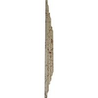 Ekena Millwork 19 W 5 8 H 1 8 P Háromszög Mennyezeti Medál, Kézzel Festett Góbi Sivatagi Repedés