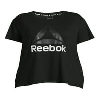 Reebok női plusz méretű végső slinky mez kivágott póló