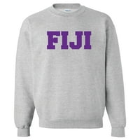 Phi Gamma Delta Sport Szürke Crewneck Pulóver