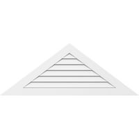 36 W 15 H Háromszög felszíni PVC Gable Vent Pitch: Funkcionális, W 3-1 2 W 1 P Standard keret