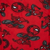 Spiderman Boys Exkluzív Pizsama Kabát, Méretek 4-12, 2 Részes Szett