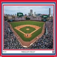 Chicago Cubs - Wrigley Field Wall poszter, 14.725 22.375