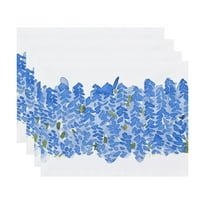 Egyszerűen Daisy's Flower Bell Bunch Blue Floral Print Placemat