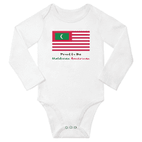 Büszke arra, hogy Maldív Amerikai baba hosszú Slevve Body Unise Ajándékok