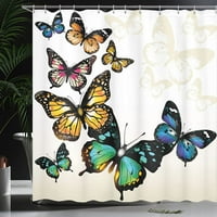Pillangó élénk uralkodó pillangók repülő árnyalatok árnyékok álomszerű Fantázia kijelző, horgokkal, Többszínű Fehér