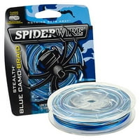 Spiderwire Stealth 65lb Superline, Kék terepmintás