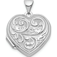 Ezüst ródiummal bevont örvénylő szerelem mindig szív medál Kínában készült qls1044
