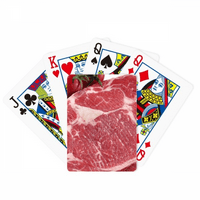 Piros Steak Nyers Hús Élelmiszer Textúra Póker Játék Mágikus Kártya Szórakoztató Társasjáték