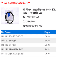 Légszűrő-kompatibilis - 1979, - Ford F-1986