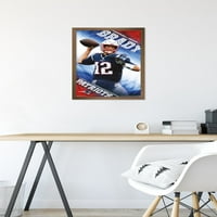 Új -Anglia Patriots - Tom Brady Wall Poster, 14.725 22.375