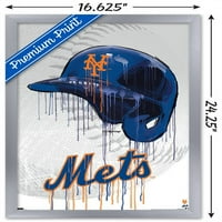 New York Mets - Drip sisak fali poszter, 14.725 22.375 keretes