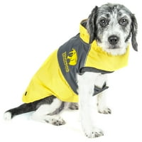 Touchdog Lightening-Shield vízálló 2-in-Convertible kutya kabát W Blackshark technológia