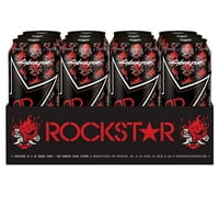 Rockstar Limited Edition Samurai Cola Energy Drink, Oz, kannák