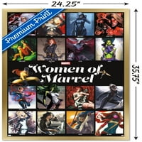 Marvel-nők a Marvel-rács fal poszter, 22.375 34