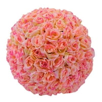 Waroomhouse Rose Flower Balls Romantikus reális Rose Blossoms műanyag Rose művirág labdák Party