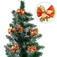 Karácsonyi Bell Mini Bow-knot dekor Jelmez kalap cipő tartozék ellátás