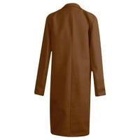 Floleo női kabát Clearance őszi téli divat S Plusz méretű meleg kabát kardigán téli szilárd hosszú ujjú felsőruházat