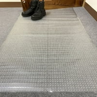 Ottomanson padlóvédő vízálló nem csúszásgumi beltéri védőfutó szőnyeg, 2'2 24 ', tiszta