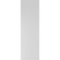 Ekena Millwork 18 W 68 H True Fit PVC Két egyenlő sík panel, fekete