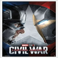 Marvel - Amerika Kapitány: Polgárháború - Faceoff Egy Lapra Fali Poszter, 22.375 34