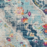 Művészi szövők Floransa Oriental Runner terület szőnyeg, kék, 2'7 7'3